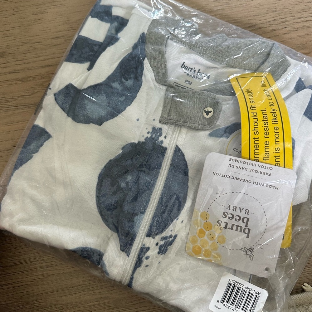 Burt's Bees Baby Indigo sleeper